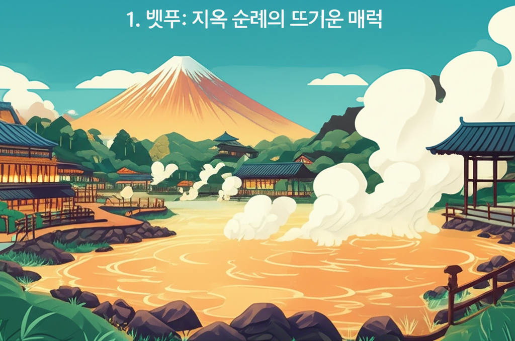 1. 벳푸: 지옥 순례의 뜨거운 매력