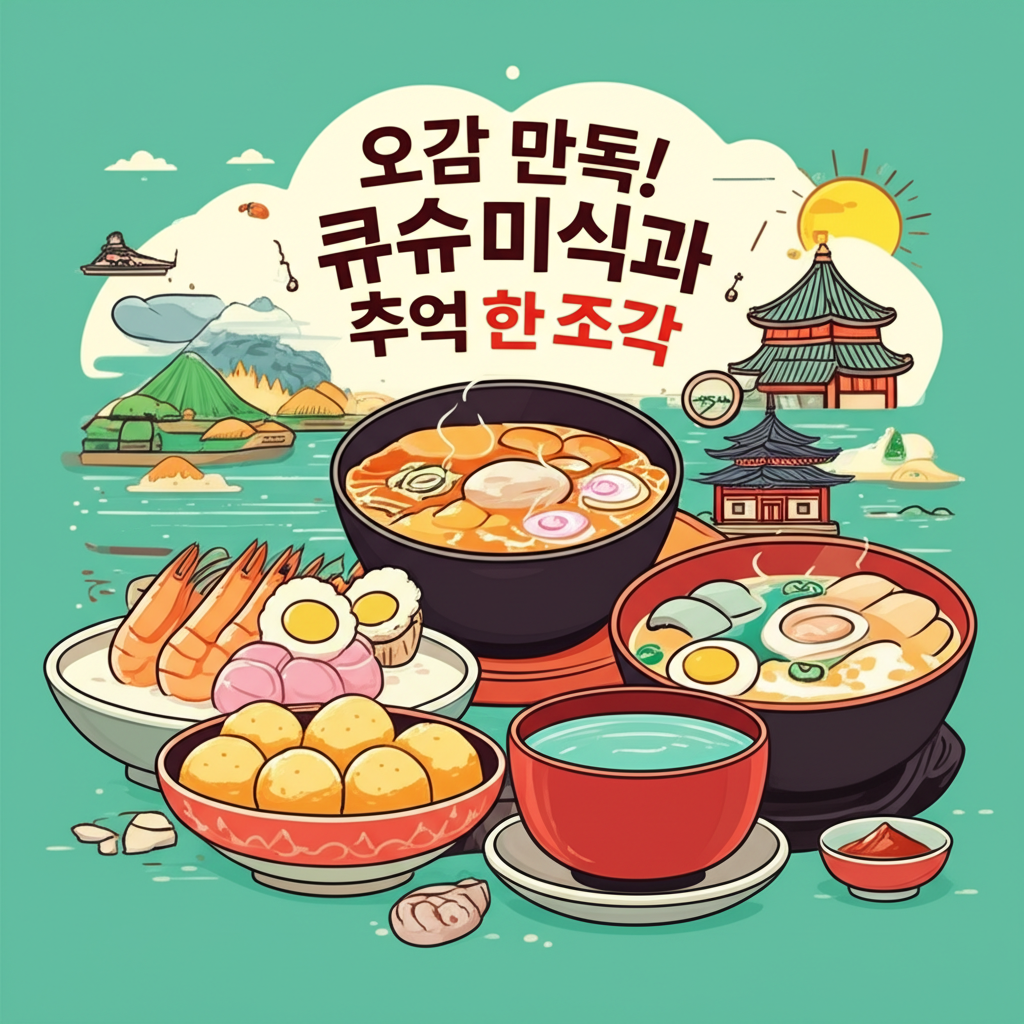 오감 만족! 큐슈 미식과 추억 한 조각