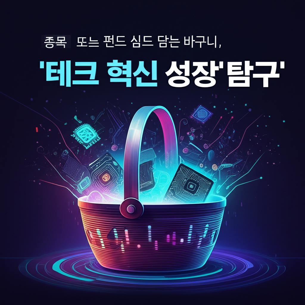 종목 또는 펀드 심층 분석: 미래를 담는 바구니, '테크 혁신 성장 ETF' 탐구