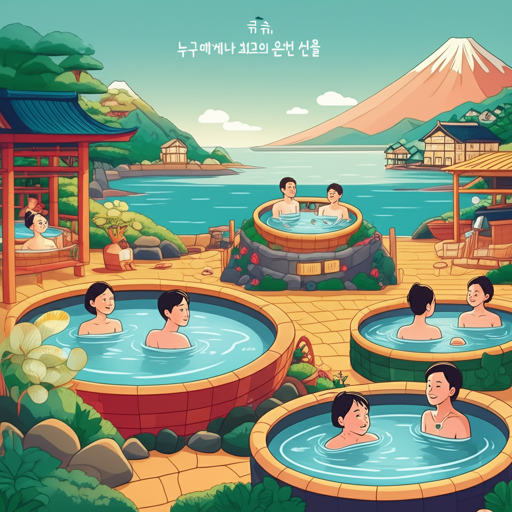 큐슈, 누구에게나 최고의 온천 선물