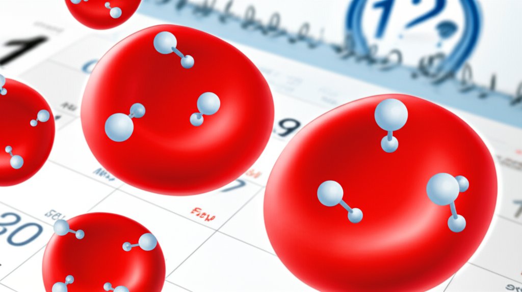 HbA1cの測定原理を分かりやすく示したイラスト