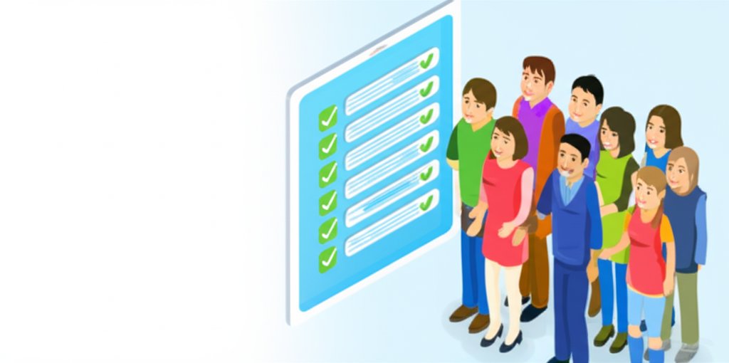 血糖値の数値をグラフで確認する人々