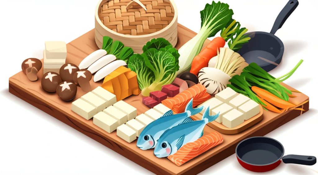 ヘルシーな和食の食材