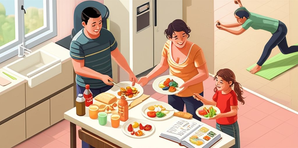 家族で楽しむ健康的な食事