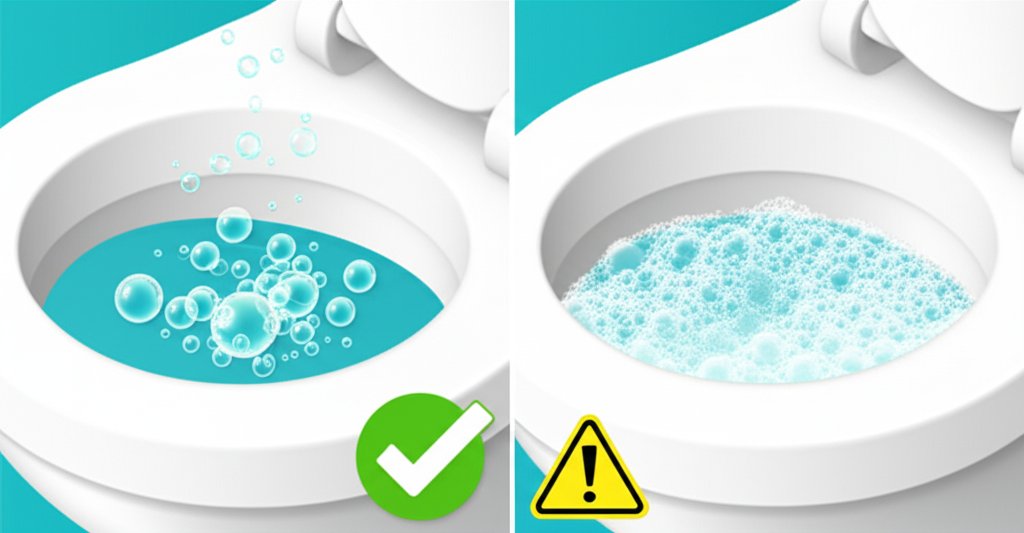 泡立ち見分け方